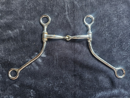 4.5" Argentine Snaffle, stamped, used