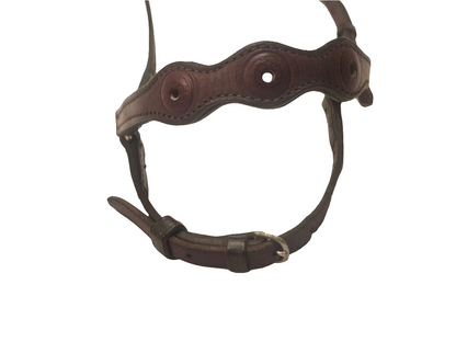 Western Cavesson scalloped Noseband with hanger