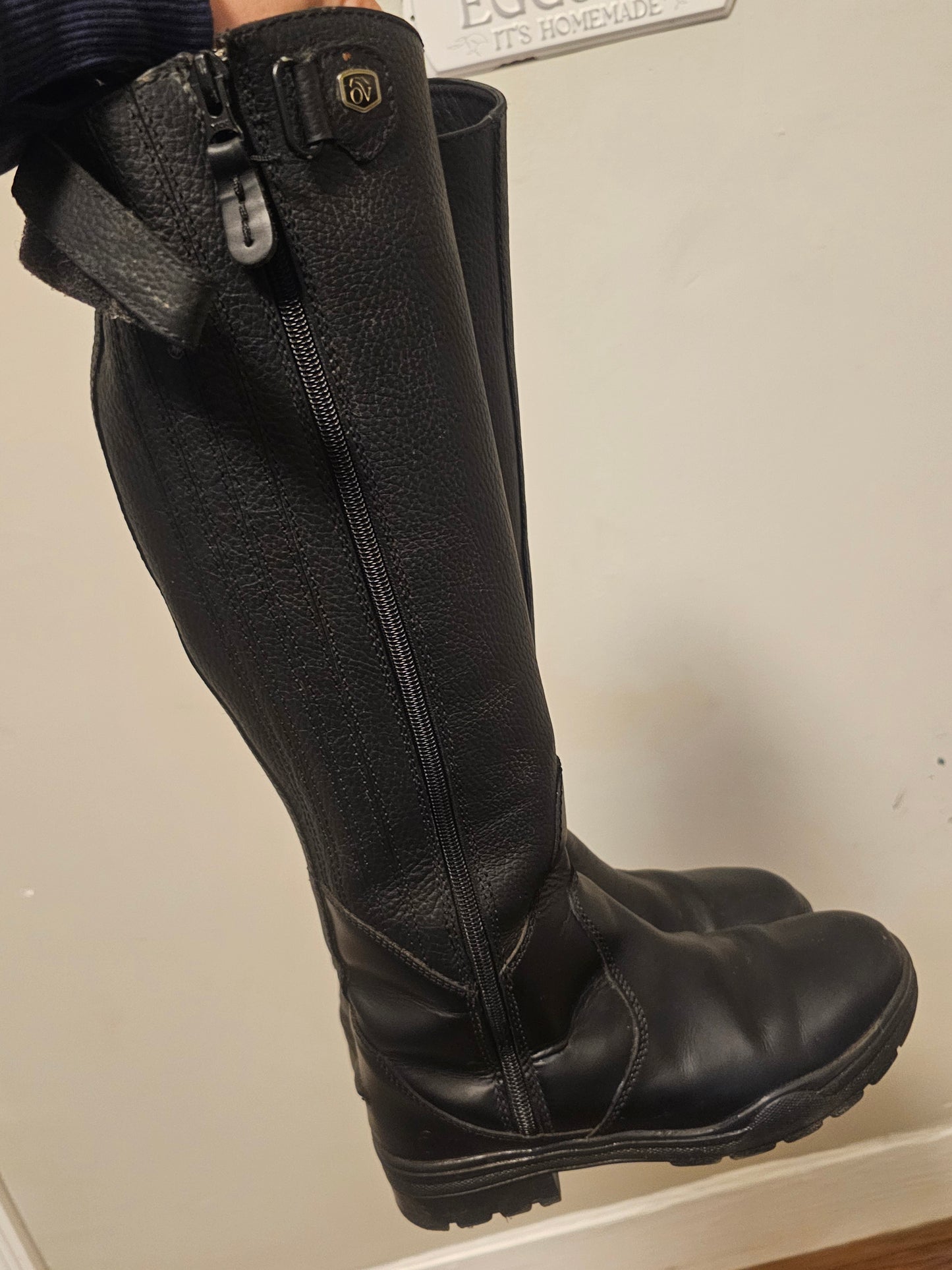 Ovation Moorland II Highrider woman's tall riding boots size 7.5 used