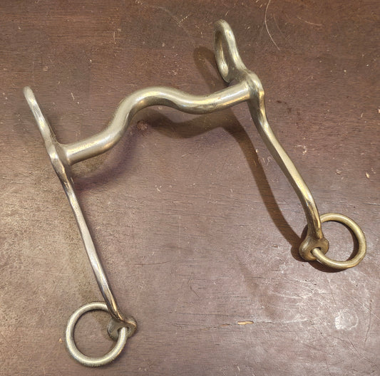 4" gaited curb bit, low port, Pony size