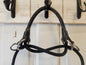 Bitless Bridle Noseband attachment black leather