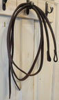 Stitched leather split reins, 5' pony