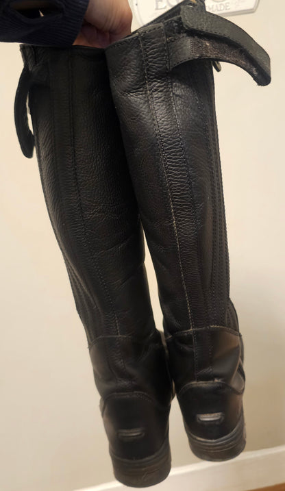 Ovation Moorland II Highrider woman's tall riding boots size 7.5 used