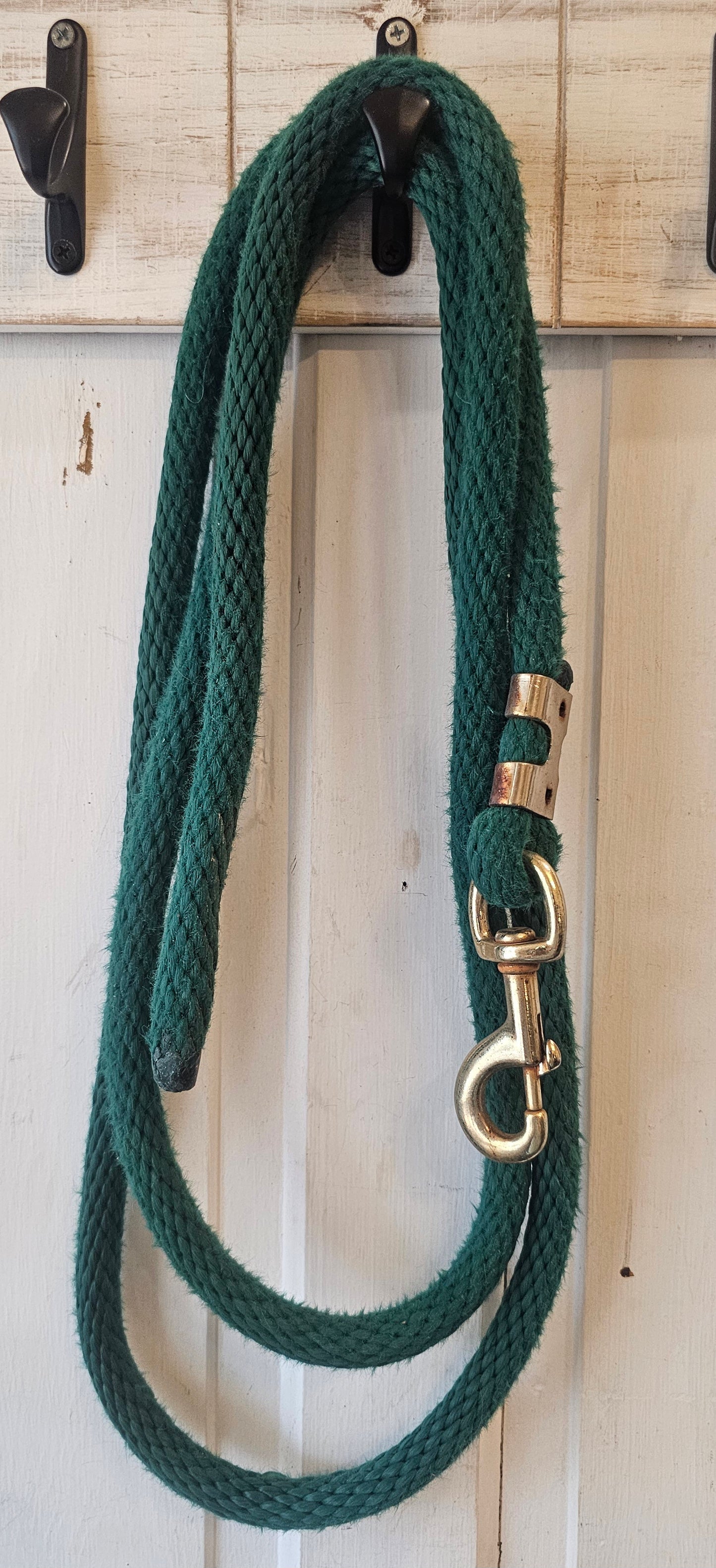 Hunter green lead rope 8'