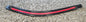 Walking Horse Browband Red Black used 14"