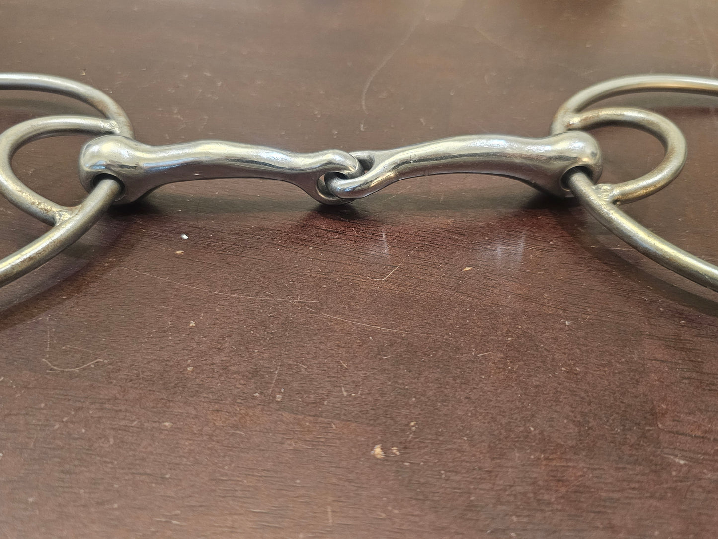 5" Curved Snaffle with large rings