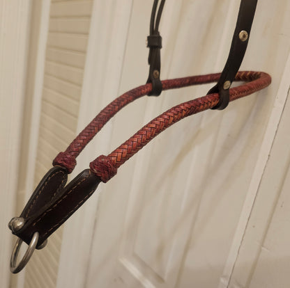 Soft Rawhide Lariat Noseband with good quality leather hanger