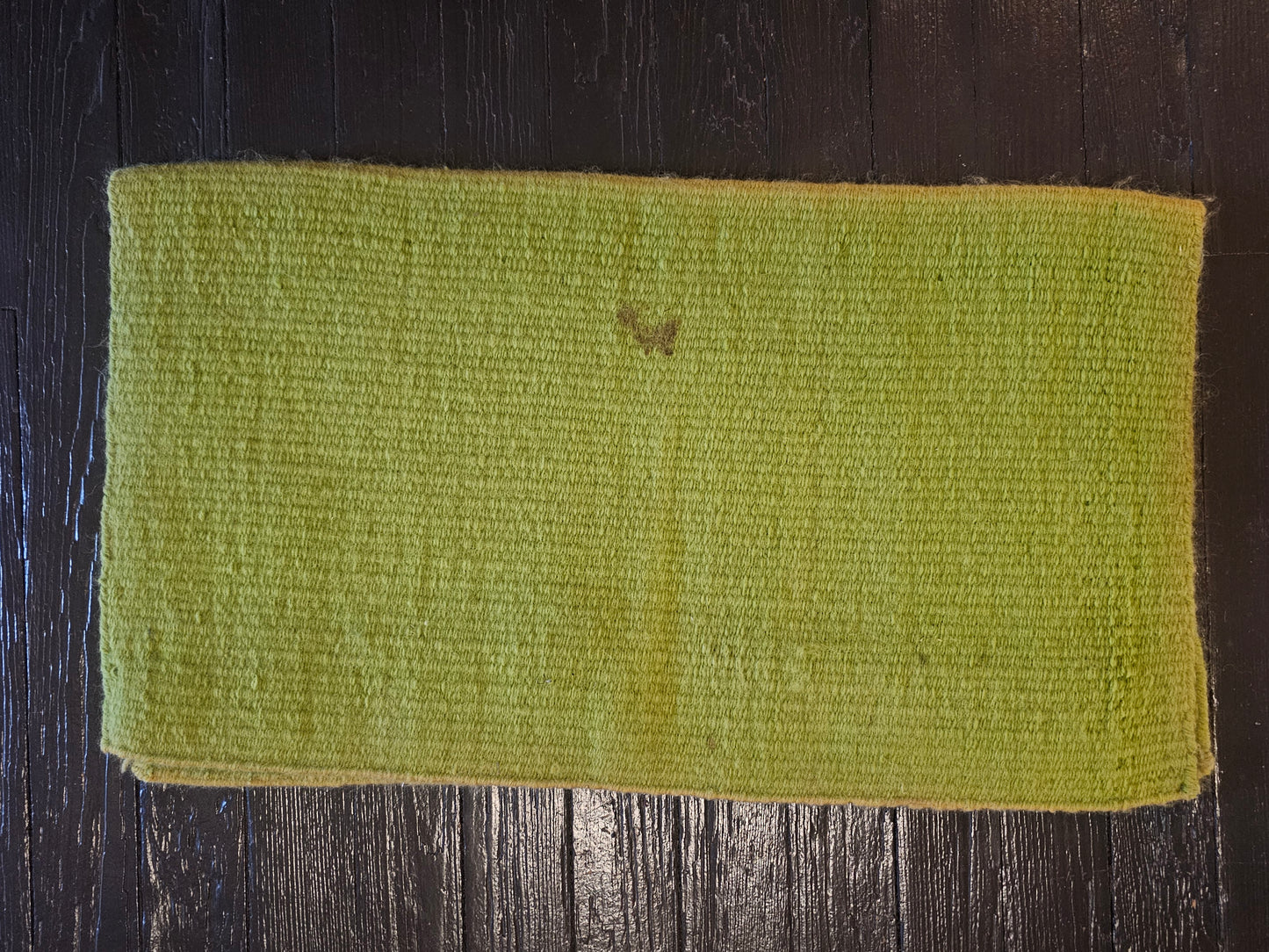 Mayatex lime green saddle blanket