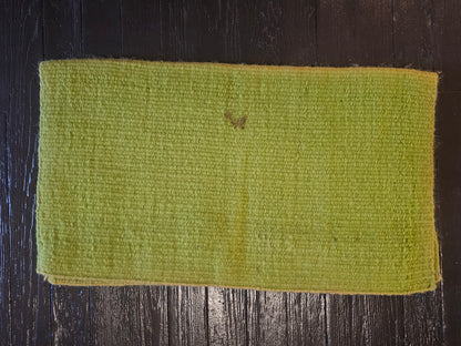 Mayatex lime green saddle blanket