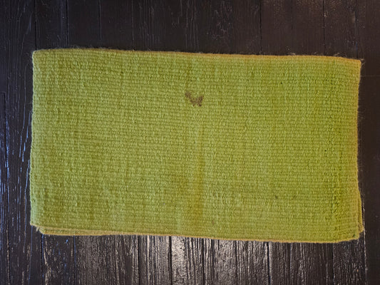 Mayatex lime green saddle blanket