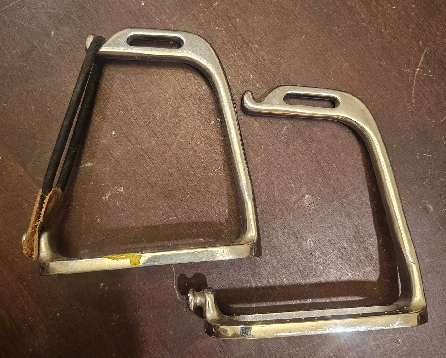 4" English Irons used Safety Stirrups