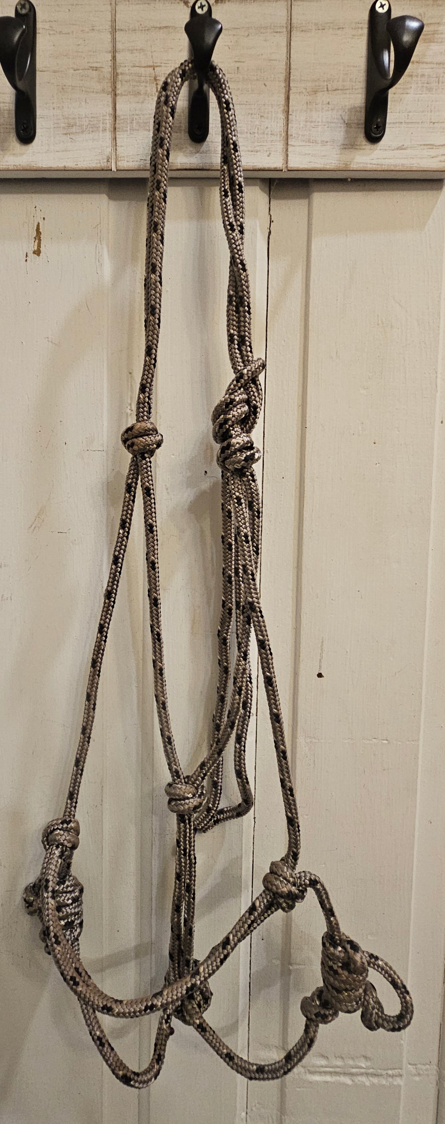 Bitless Bridle Sidepull, Rope Halter with Rein Loops