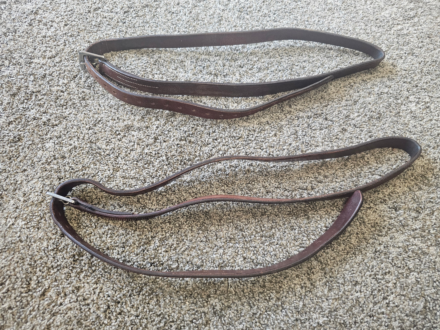 54" Adult Stirrup Leathers English Schooling Stirrup Straps used