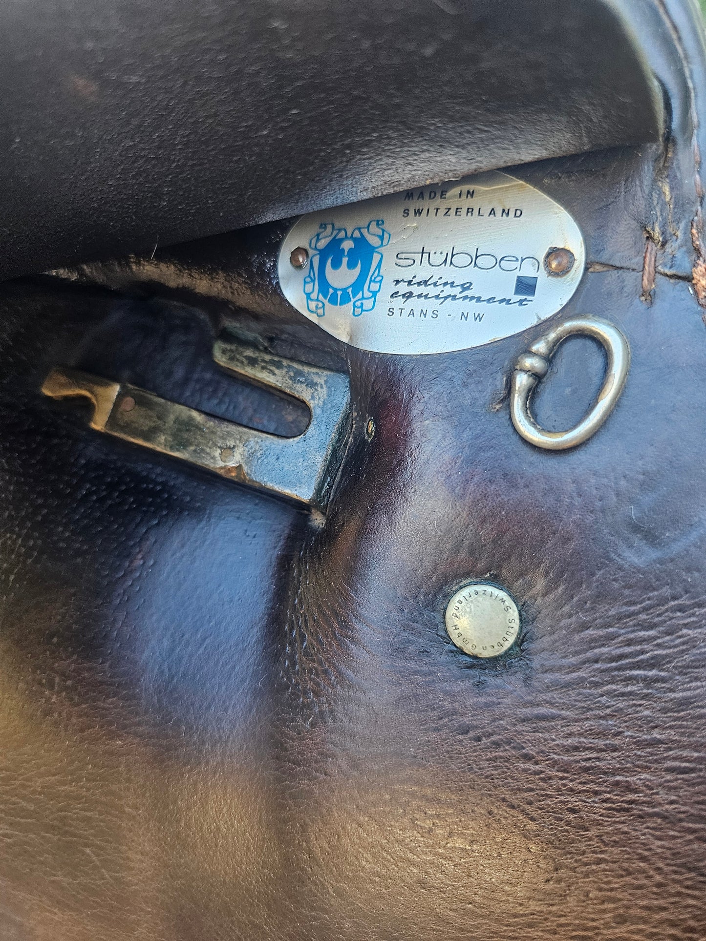 17" Stübben Used English AP Saddle