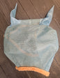 Amigo Fly Mask like new aqua orange full size/draft