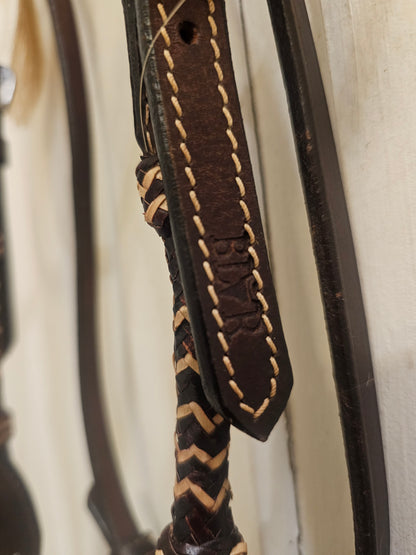 New BLR Western Headstall with Rawhide accents