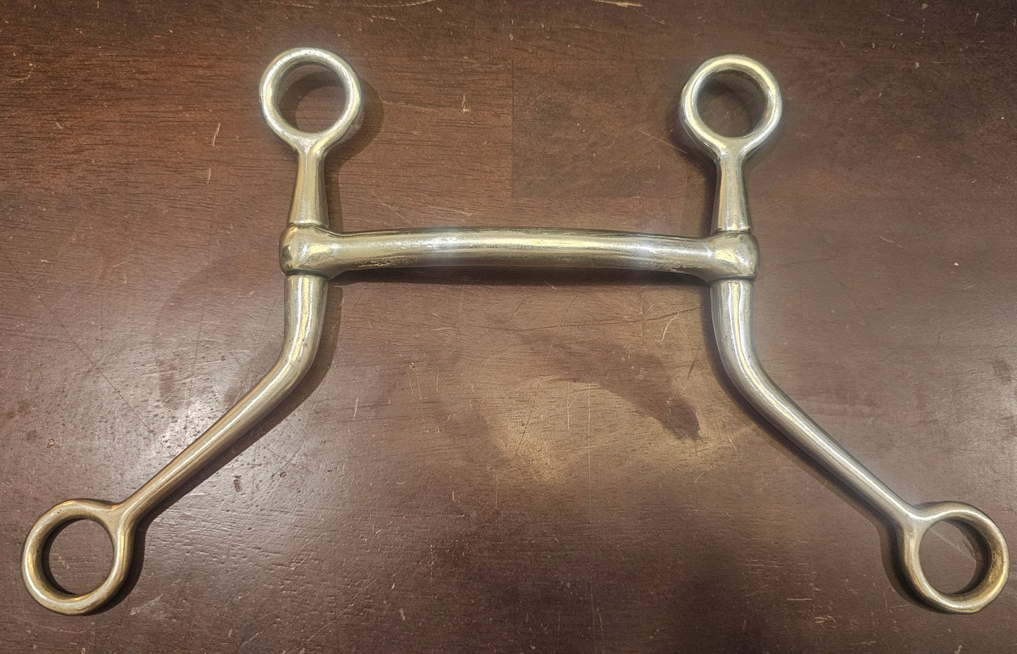 5" straight mouth curb bit Walking Horse bit