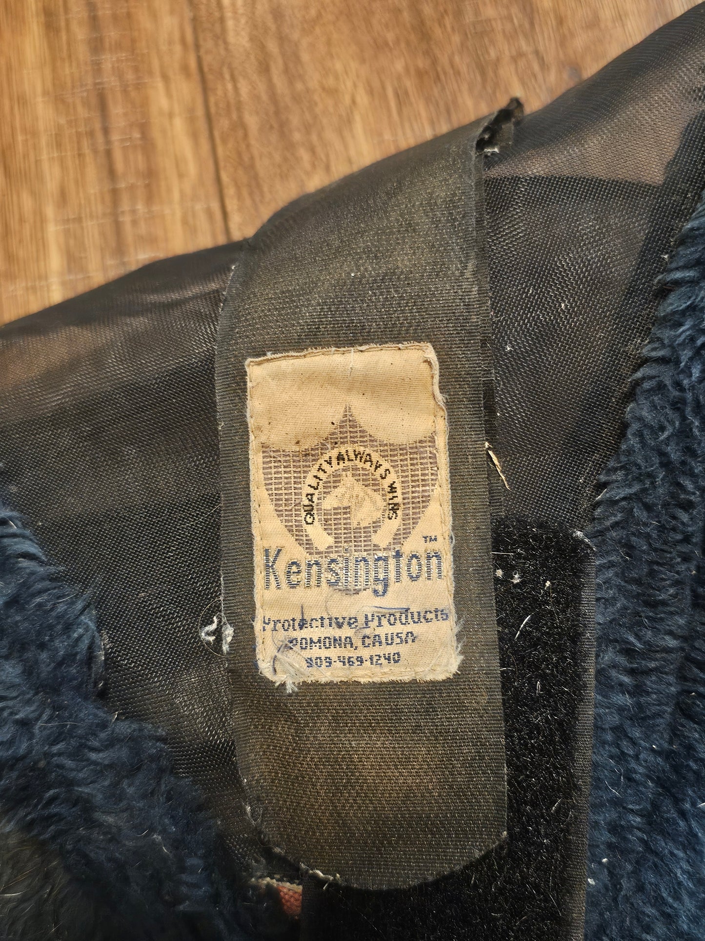 Kensington navy blue Fly Mask large used